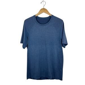 lululemon athletica Blue Short Sleeve Tee